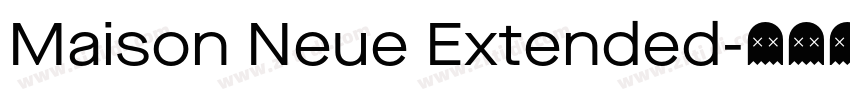 Maison Neue Extended字体转换